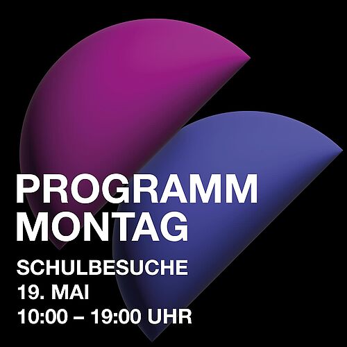 SCHULBESUCHE _16. Mai | 10:00 - 19:00 Uhr

Es geht endlich los, hier ist das Programm unser Werkschau 2025.
...